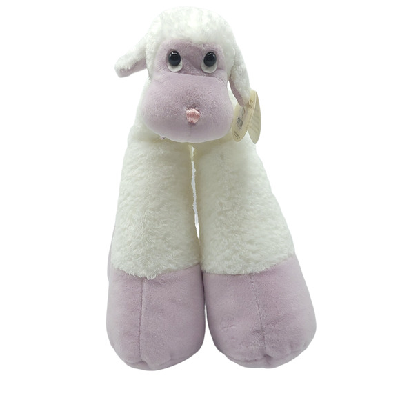 Bestever LAMB Funny Feet Stuffed Animal Plush 15.5" - Picture 1 of 6